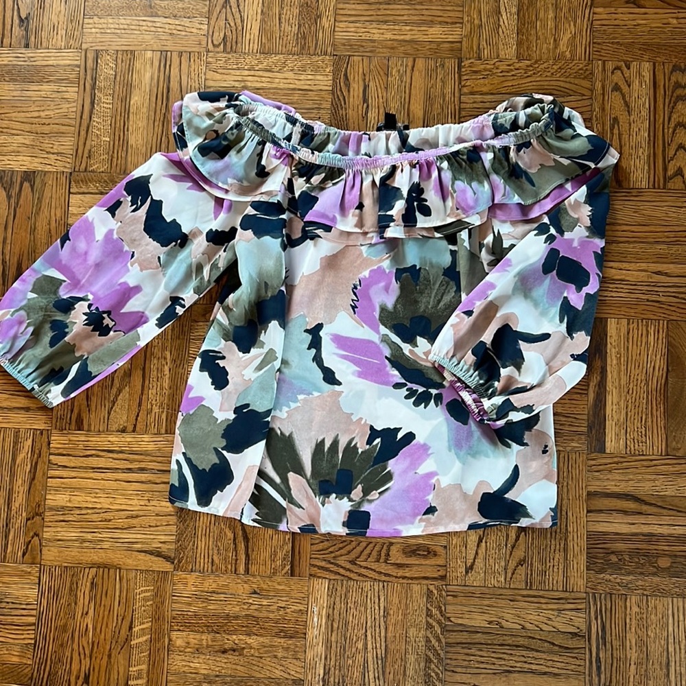 Off the Shoulder Floral top